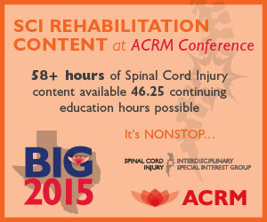 58+ Hours of SCI Content Available at the ACRM Annual Conference