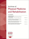 Archives of Physical Medicine and Rehabilitation cover