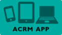 Links to information and downloads for the ACRM conference mobile app.
