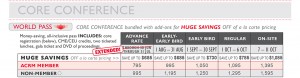 image: ACRM Annual Conference Pricing chart