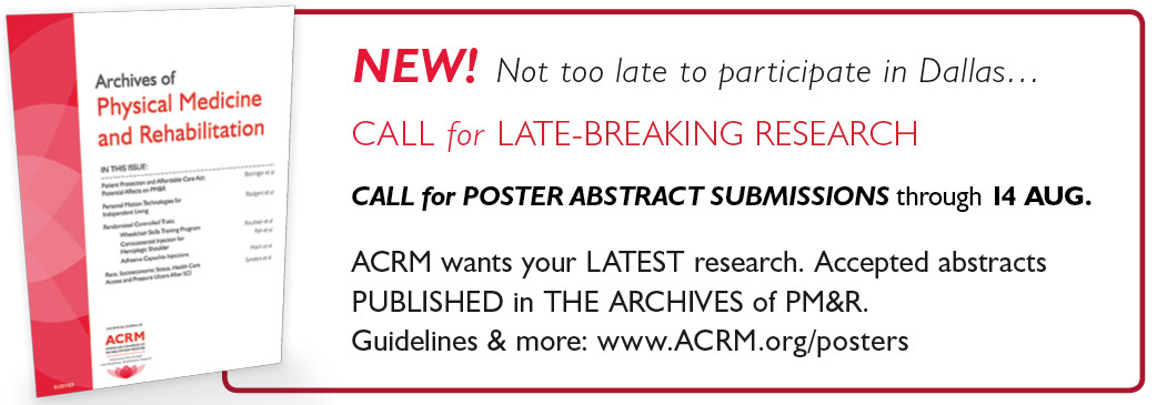 ACRM Wants Your Late-Breaking Research!