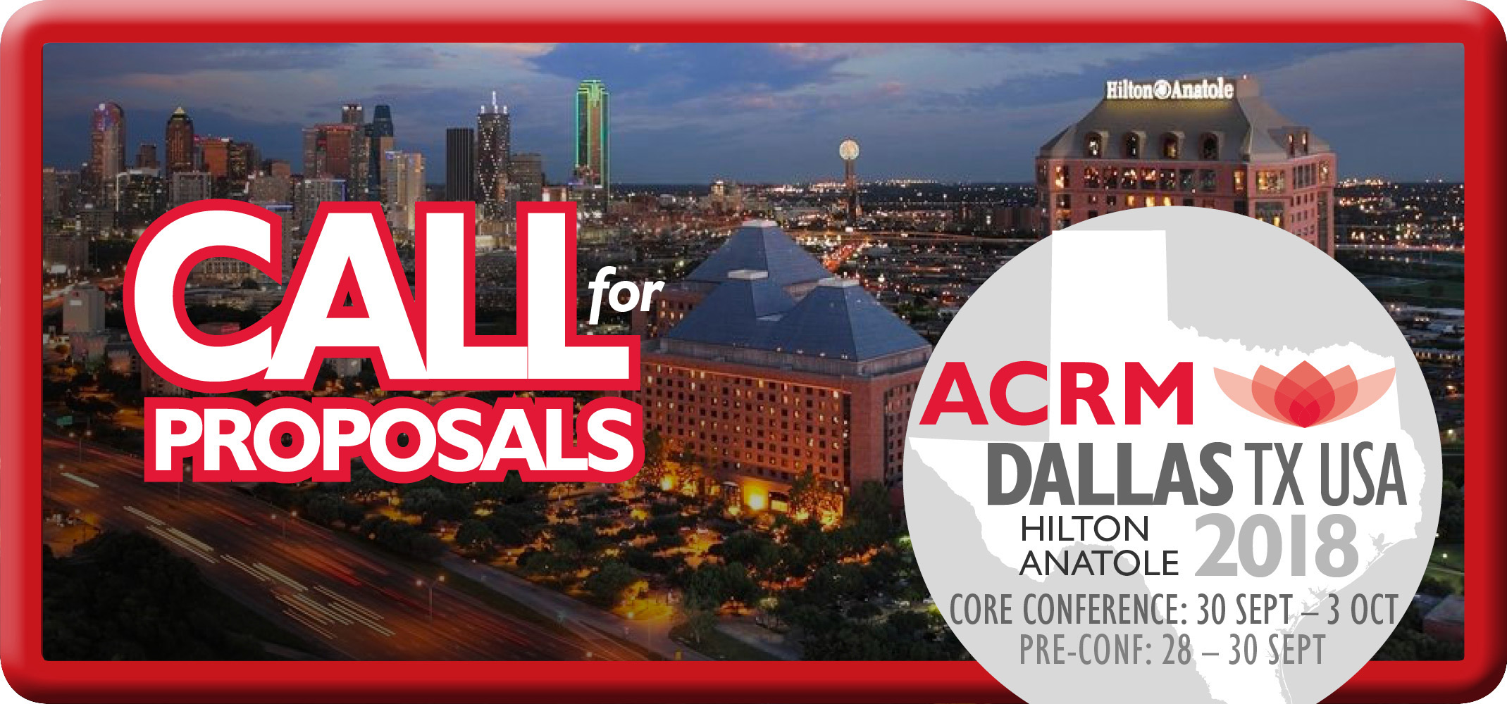 Amp up your research! ACRM Annual Conference Dallas 2018
