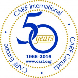 CARF International 50th Anniversary Logo
