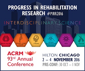 ACRM Progress in Rehabilitation Research (PIRR) ad