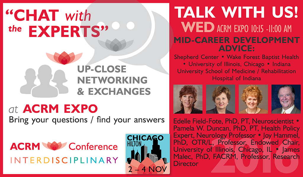 Chat with the Experts: Mid-Career Development Advice: WED 10:15 AM - 11:00 AM