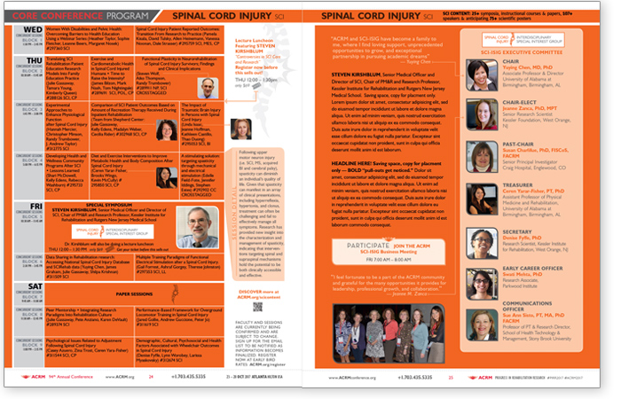 Spinal Cord Injury Content Brochure