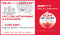 ACRM Conference Chat with the Experts 2017