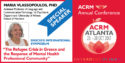 Brucker International Symposium Presenter: Μaria Vlassopoulos, PhD; University of Athens School of Medicine: at ACRM Conference: Atlanta USA