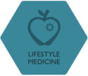 Lifestyle Medicine Group hexagon logo graphic