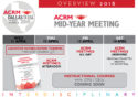 ACRM Mid-Year Meeting 2018 DALLAS Overview infographic