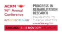 ACRM 96th Annual Conference: Progress in Rehabilitation Research graphic