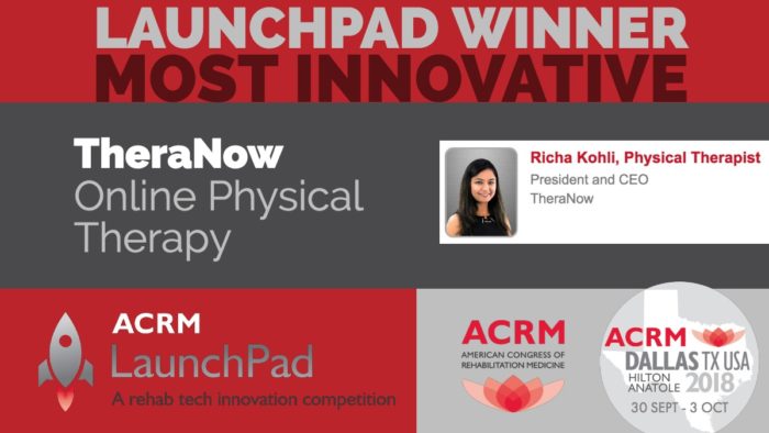 TheraNow Receives LaunchPad "Most Innovative" Award