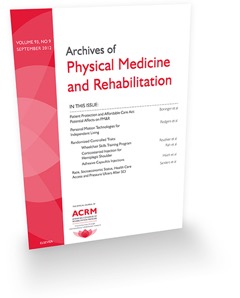 Archives of Physical Medicine & Rehabilitation cover