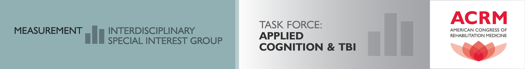 ACRM Measurement ISIG Applied Cognition & TBI Task Force banner