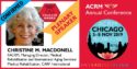 Christine M. MacDonell is the 2019 recipient of the ACRM John Stanley Coulter Award