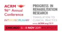 ACRM 96th Annual Conference: Progress in Rehabilitation Research graphic