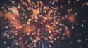 closeup of fireworks