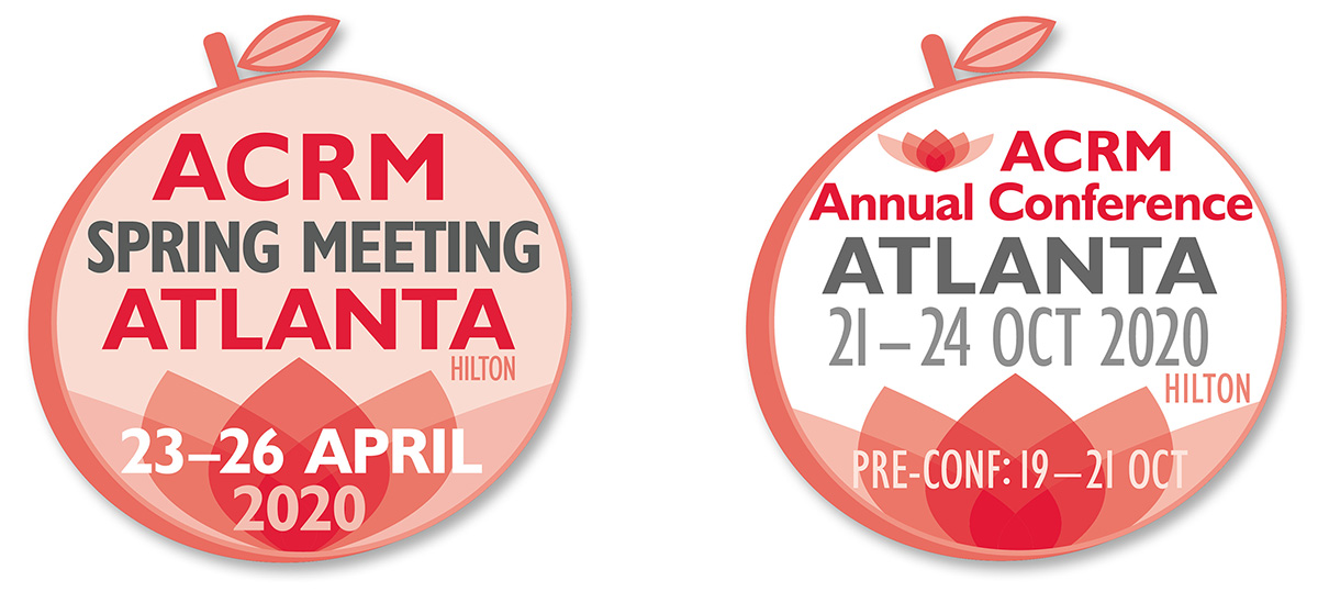 TWO ACRM events 2020 in Atlanta