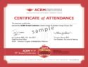 ACRM 2020 Annual Virtual Conference General Certificate