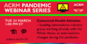 ACRM Pandemic Webinar Series graphic