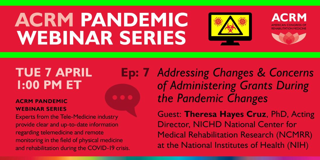 ACRM Pandemic Webinar Series graphic