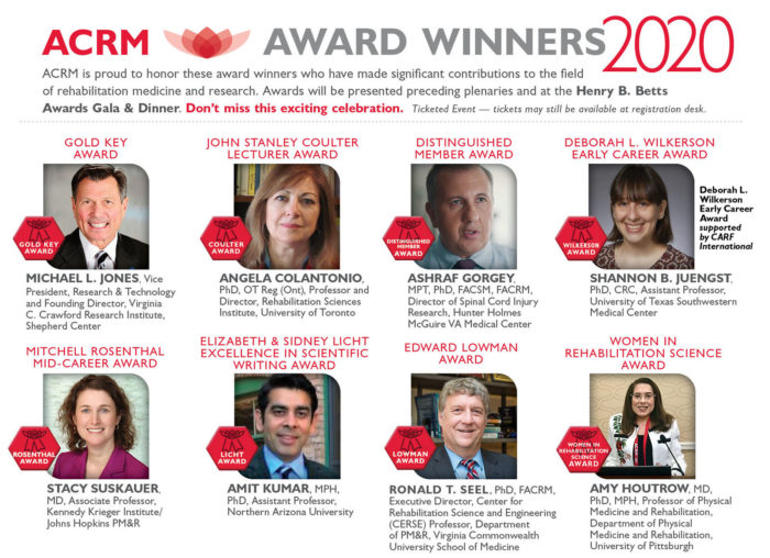 2020 ACRM Awards Recipients
