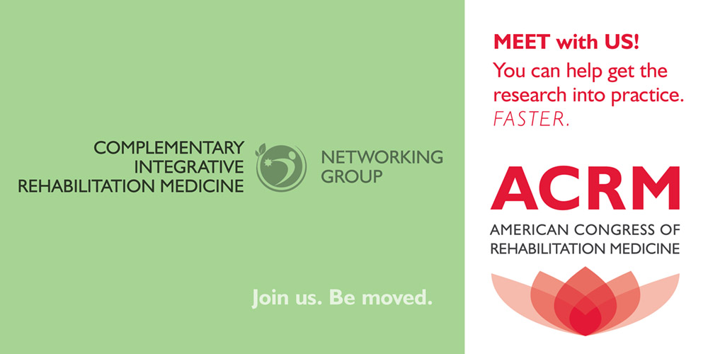 ACRM CIRM-NG Meet with us badge graphic