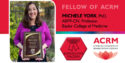 Michele York is a 2020 Fellow of ACRM