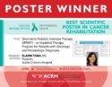 ACRM Best Poster in Cancer Rehabilitation Award image