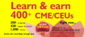 Learn & Earn 400+ CME-CEUs - image