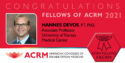 IMAGE- The Fellow of ACRM designation was conferred on Hannes Devos in 2021.