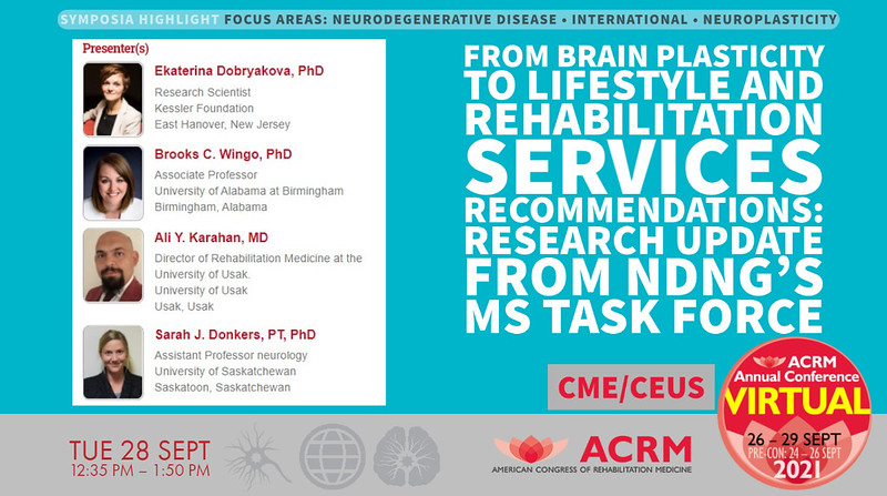Programming from the ACRM Multiple Sclerosis Task Force