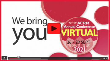 ACRM 2021 VIRTUAL Annual Conference video - click image to play