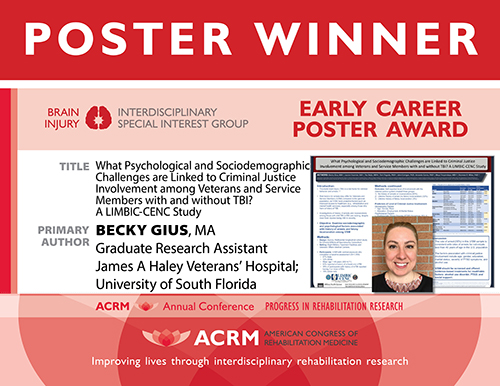 Best Early Career Poster in Geriatric Rehabilitation Award image