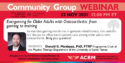 ACRM Aging Research & Geriatric Rehabilitation Networking Group Webinar - image