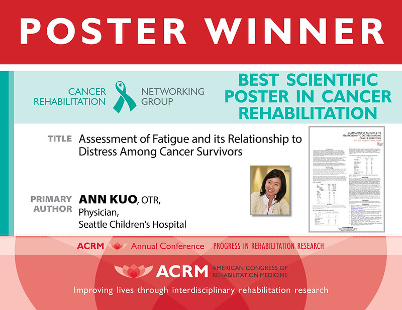 2021 Best Poster in Cancer Rehabilitation Award image