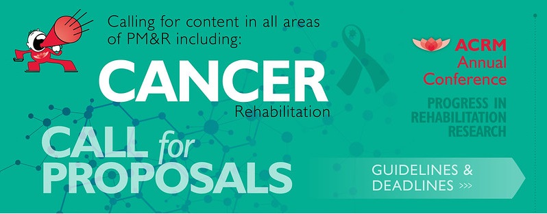 ACRM Call for Cancer Rehabilitation Proposals - image