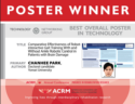 Chanhee Park - 2021 Poster Award Recipient