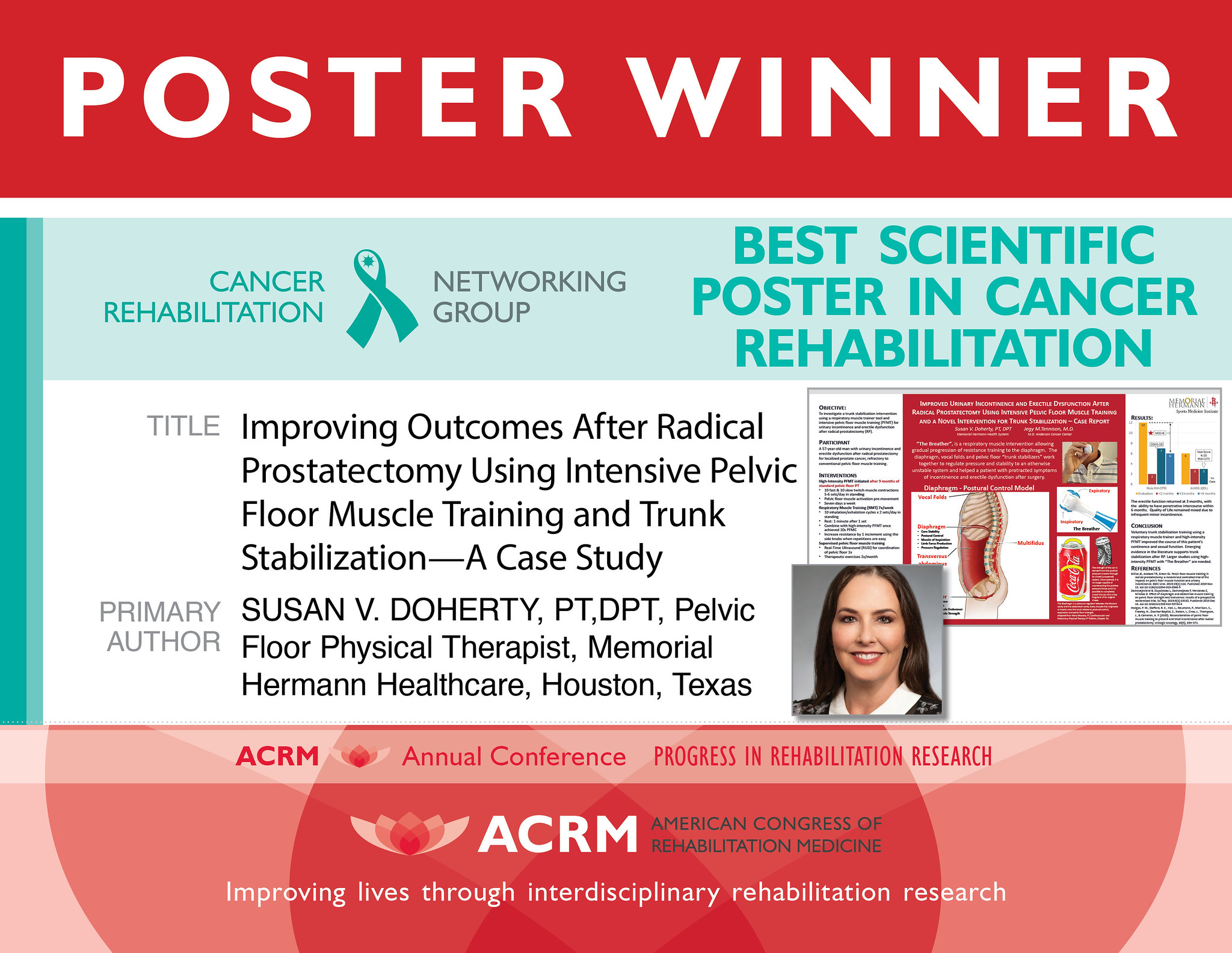 Best Scientific Poster in Cancer Rehabilitation