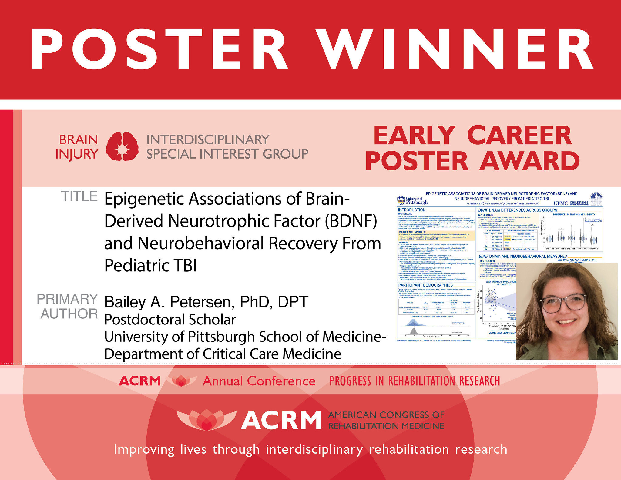 Brain Injury ISIG Early Career Best Poster
