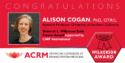 ACRM 2024 Wilkerson Award - Alison Cogan