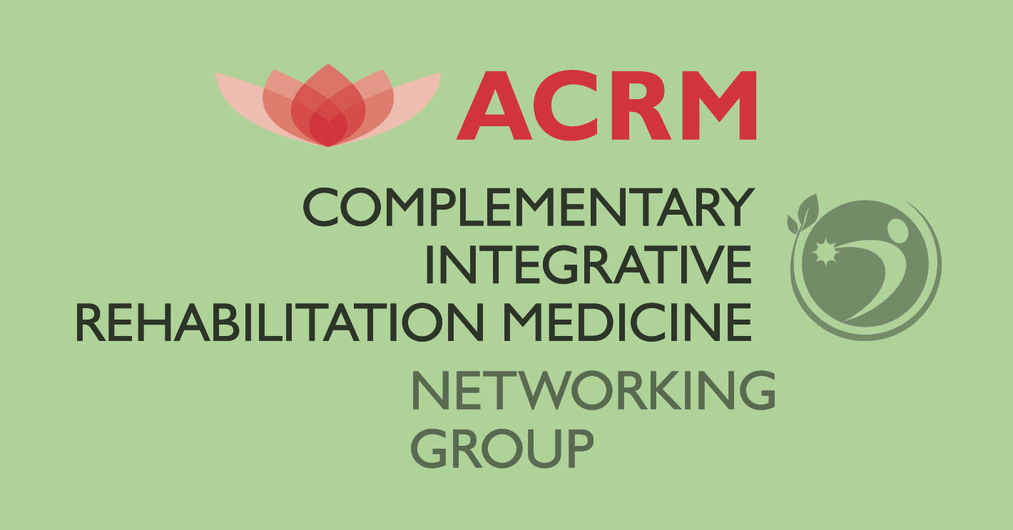 ACRM Complementary & Integrative Rehabilitation Medicine Networking Group (CIRM-NG) combo logo and icon