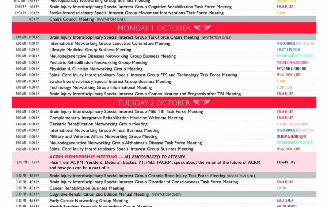 ACRM18 Program MeetingsPage 11Jul18