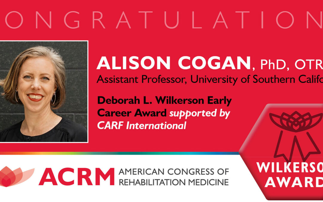 ACRM 2024 Wilkerson Award – Cogan