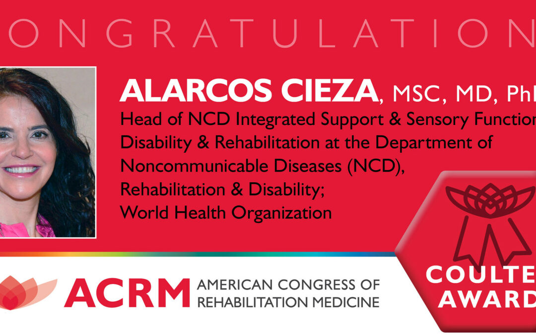 ACRM Coulter Award — Alarcos Cieza  (badge)