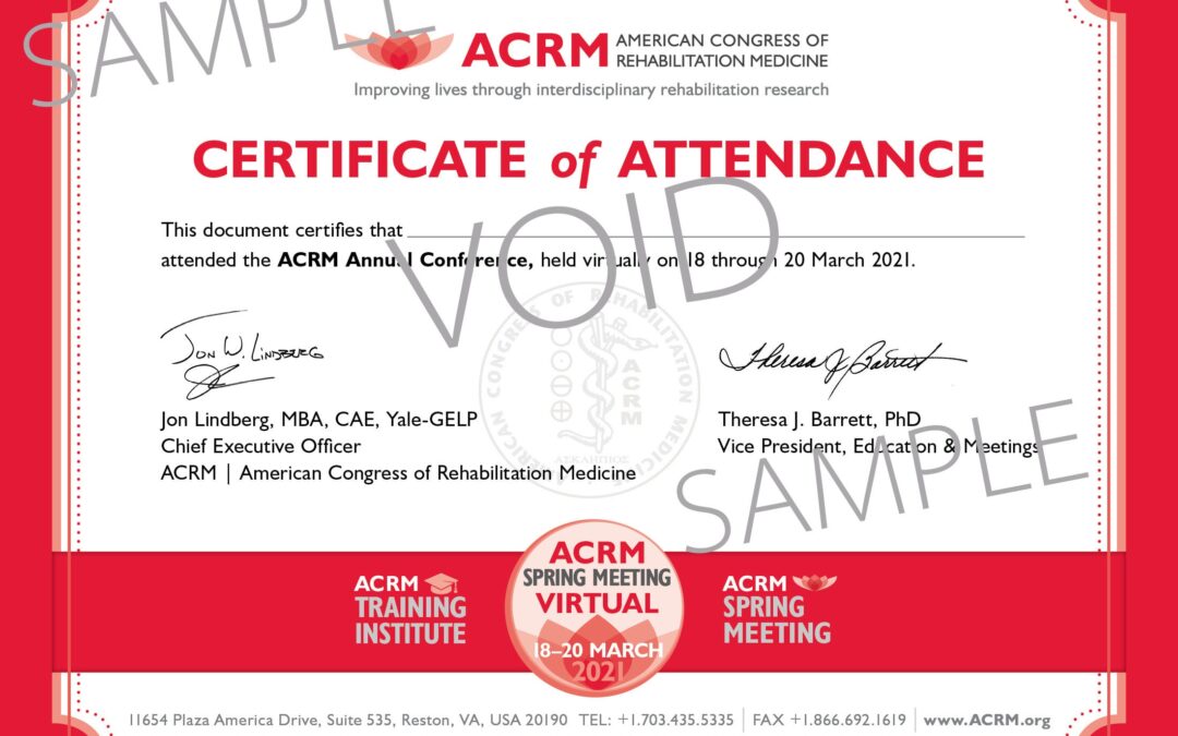 ACRM_SpringMeeting_2021_CertificateofAttendance_VOID_27Jan21_XL