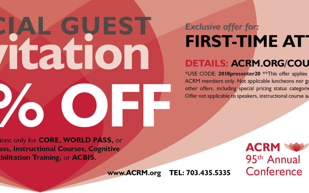 ACRM18 Presenter Coupon 7Jul18