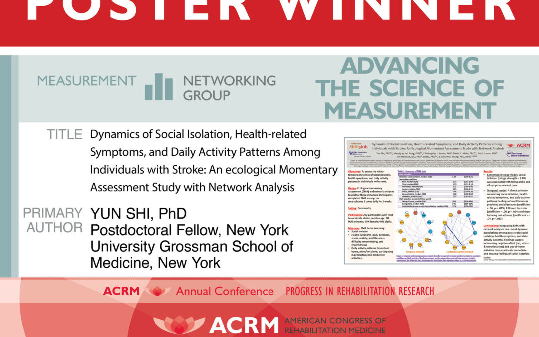 ACRM2023_PosterWinner_Advancing The Science of Measurement