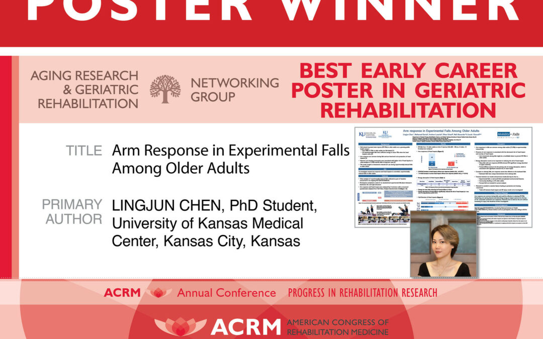 ACRM2023_PosterWinner_Best Early Career Poster in Geriatric Rehabilitation