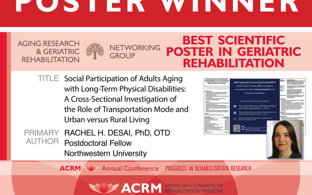 ACRM2023_PosterWinner_Best Scientific Poster in Geriatric Rehabilitation